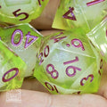Sage's Lake Souls Liquid Core Sharp Edge Resin Dice Set - Sage's PortalLiquid Core Dice Set