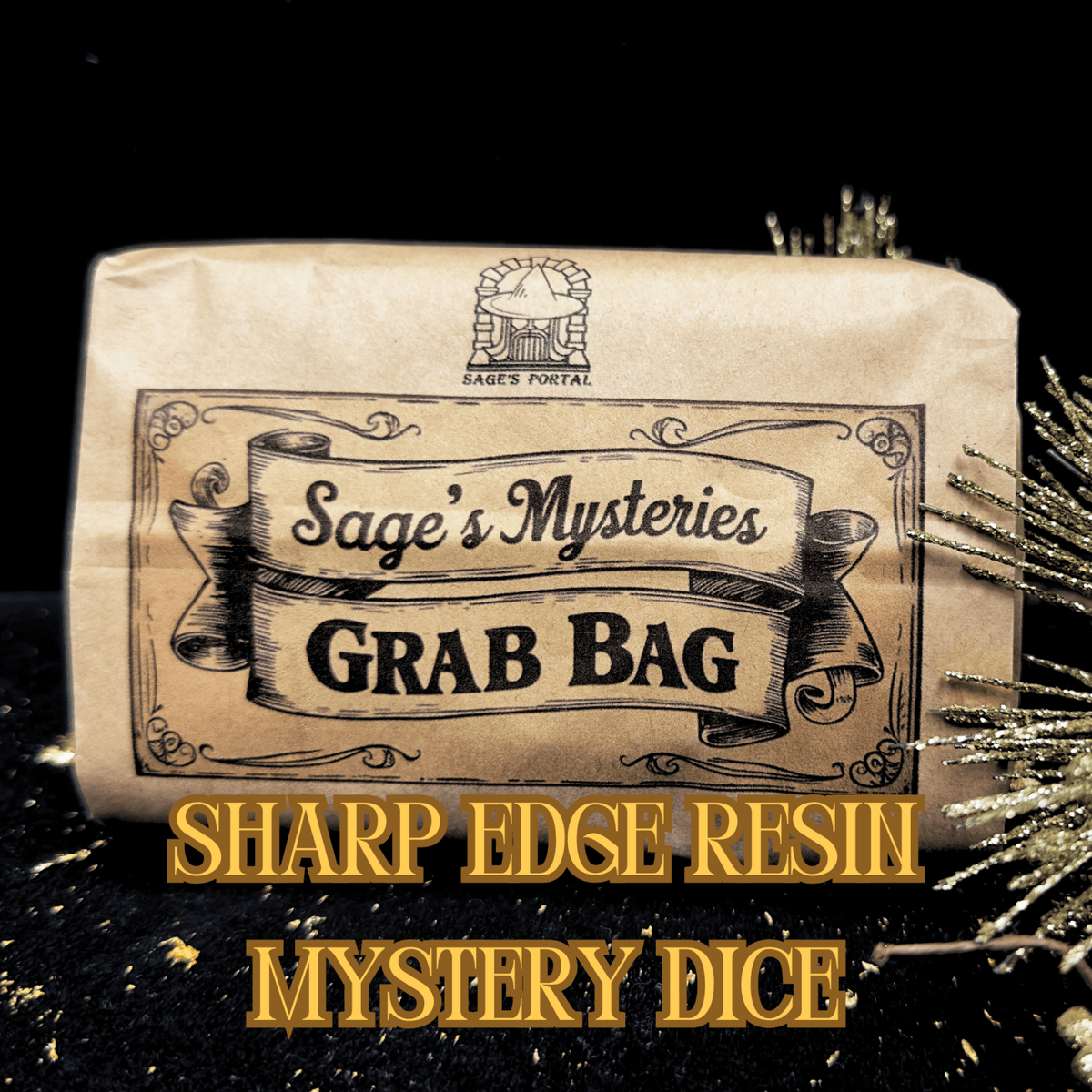 Sage's Mysteries - Sharp Edge Resin Dice Grab Bag - Sage's PortalSharp Edge Resin Dice Set