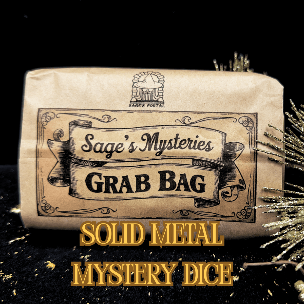 Sage's Mysteries - Solid Metal Dice Grab Bag - Sage's PortalMetal Dice Set