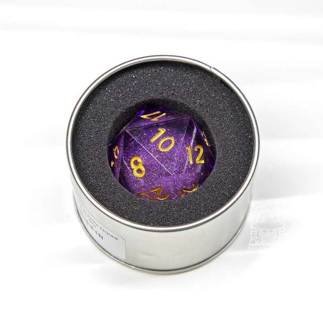 Sage's Spirits - 33mm Arcane Spirits Liquid-Core D20 Sharp Edge Resin Dice - Sage's PortalLiquid Core Dice Set