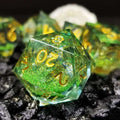 Sage's Spirits - Nature Spirits Liquid Core Sharp Edge Resin Dice Set - Sage's PortalLiquid Core Dice Set