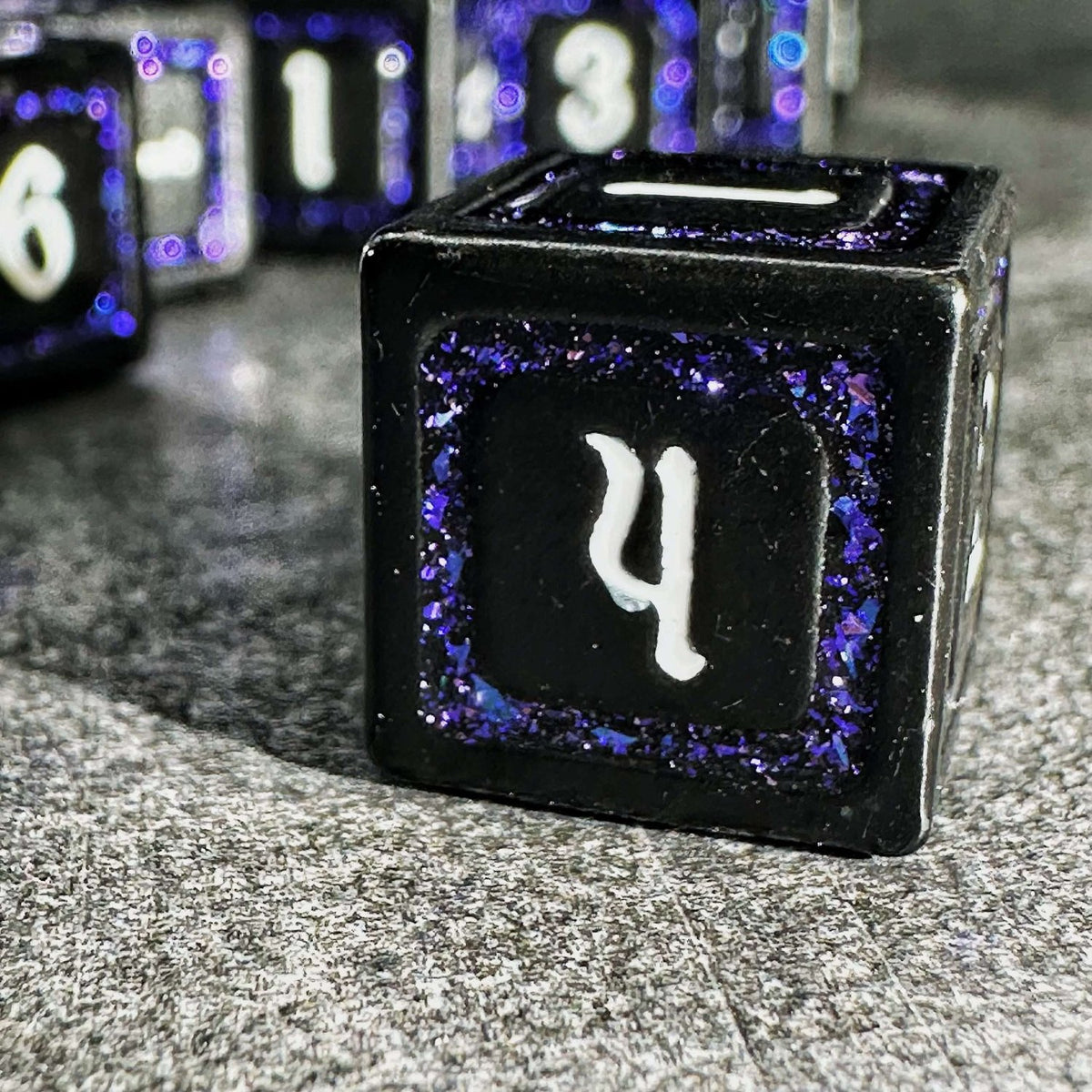 Sage's Splendors Royal Purple Metal d6 Dice 24 Piece Set - Sage's PortalMetal Dice Set