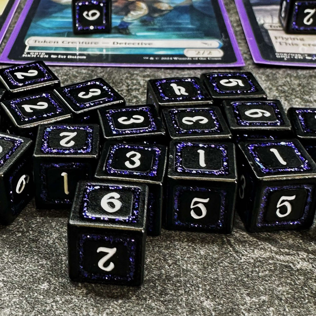 Sage's Splendors Royal Purple Metal d6 Dice 24 Piece Set - Sage's PortalMetal Dice Set
