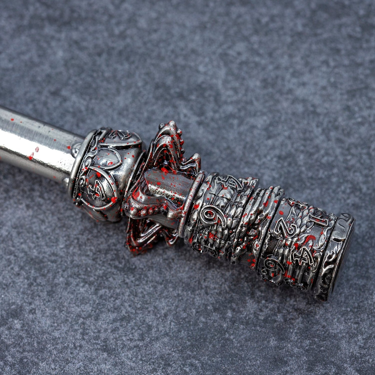 Sage's Staffs of Power Wand of Carnage Metal Rod Dice Spinner - Sage's PortalDice Wheel