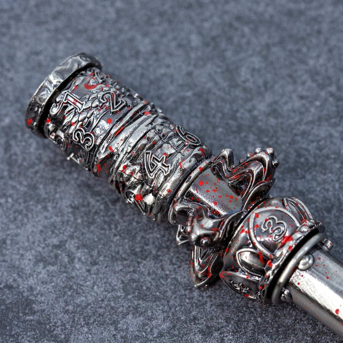 Sage's Staffs of Power Wand of Carnage Metal Rod Dice Spinner - Sage's PortalDice Wheel