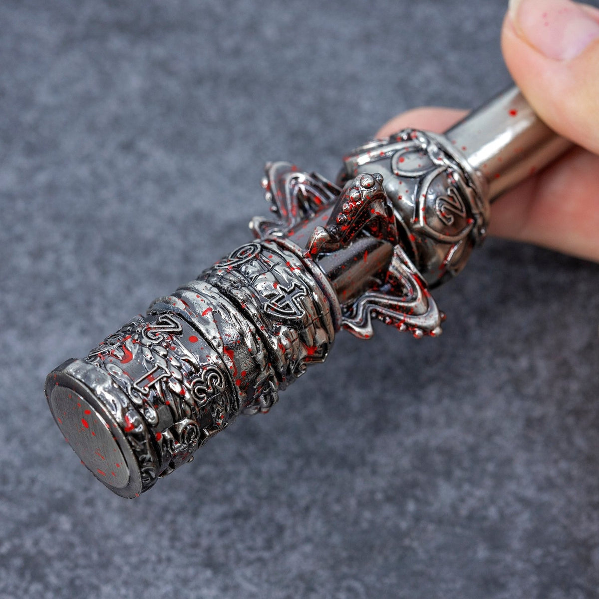 Sage's Staffs of Power Wand of Carnage Metal Rod Dice Spinner - Sage's PortalDice Wheel