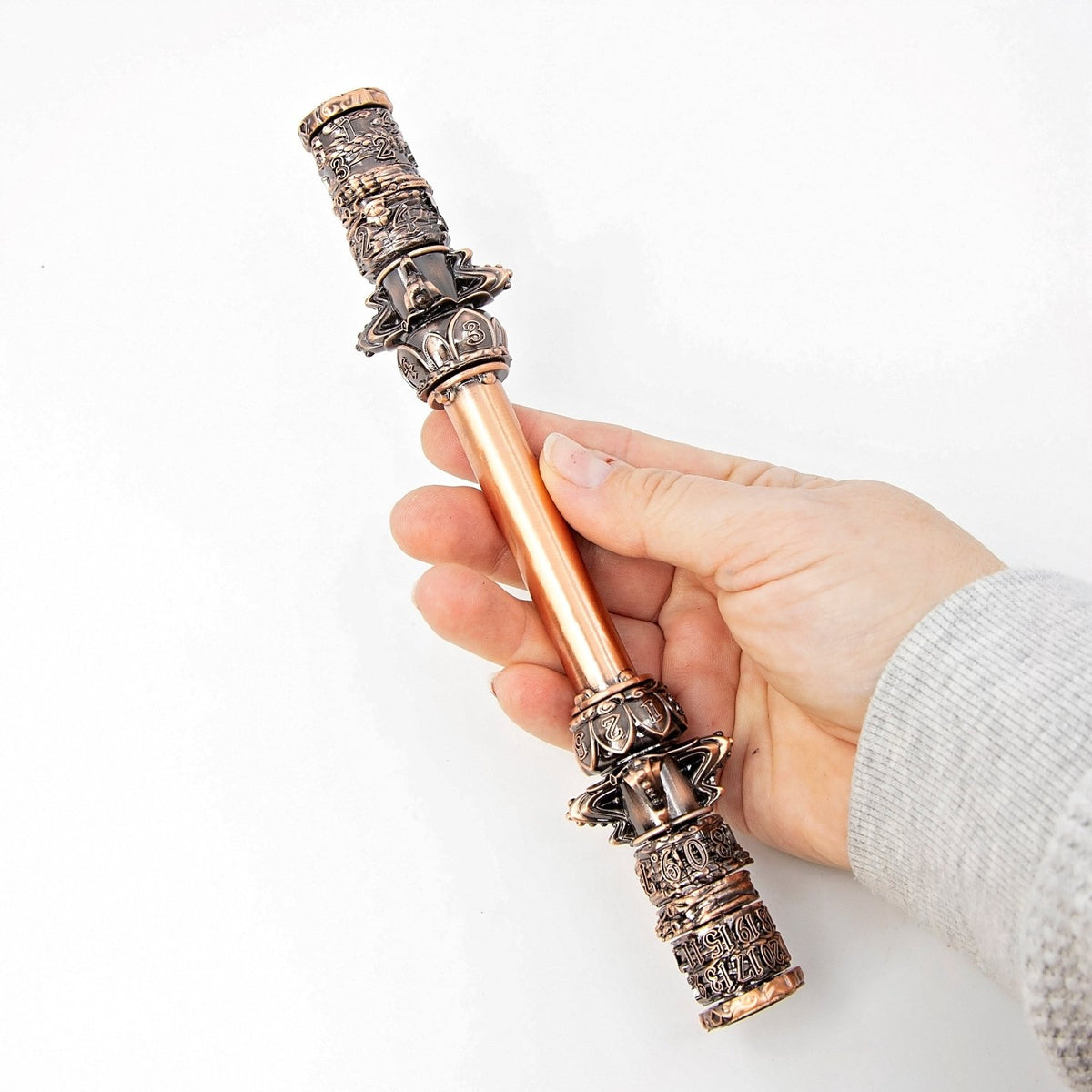 Sage's Staffs of Power Wand of History Metal Rod Dice Spinner - Sage's PortalDice Wheel