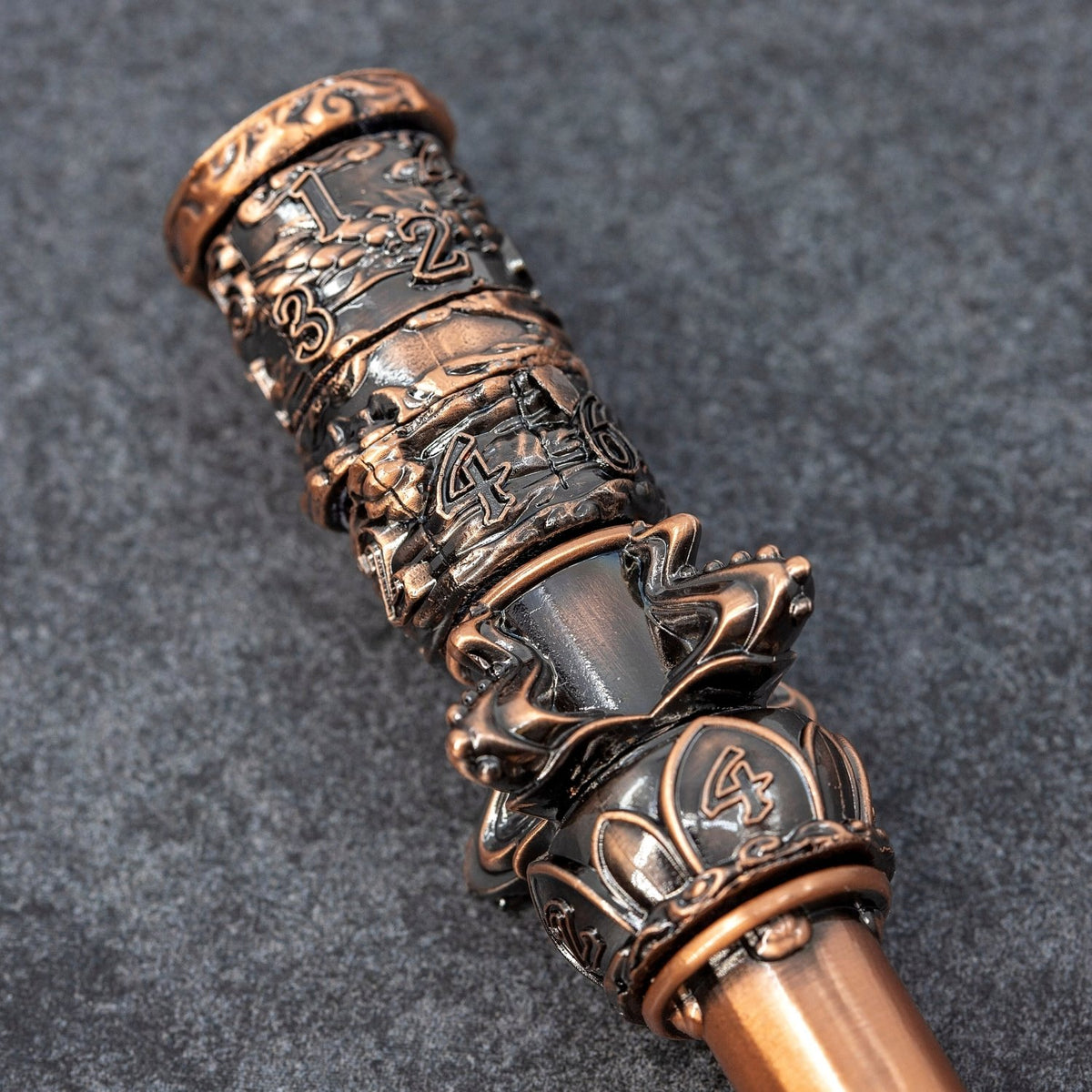 Sage's Staffs of Power Wand of History Metal Rod Dice Spinner - Sage's PortalDice Wheel