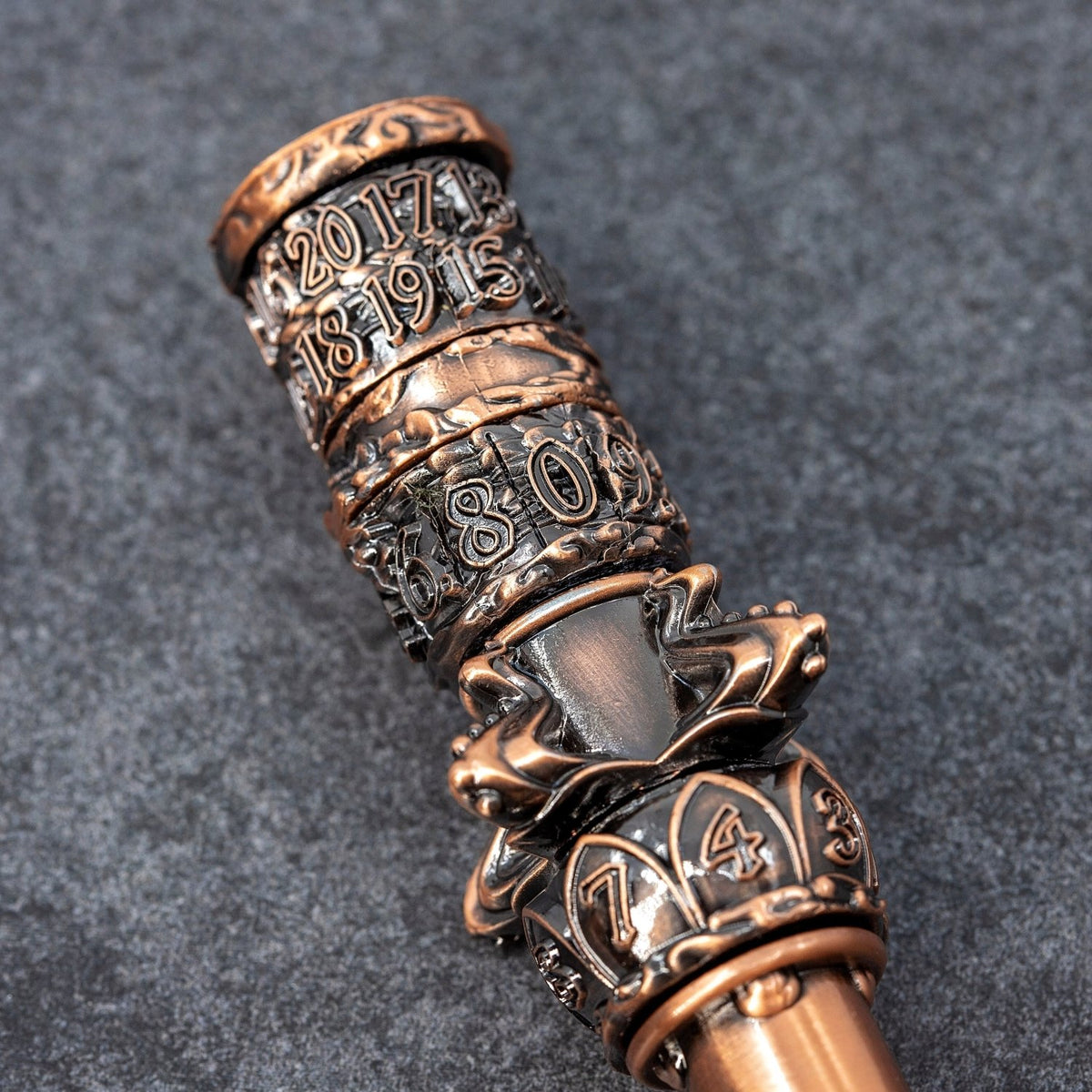 Sage's Staffs of Power Wand of History Metal Rod Dice Spinner - Sage's PortalDice Wheel