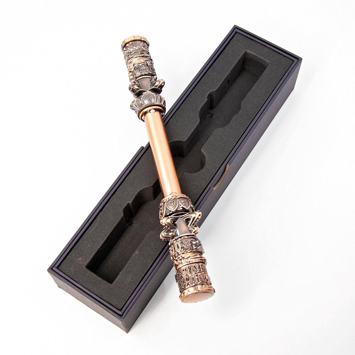 Sage's Staffs of Power Wand of History Metal Rod Dice Spinner - Sage's PortalDice Wheel