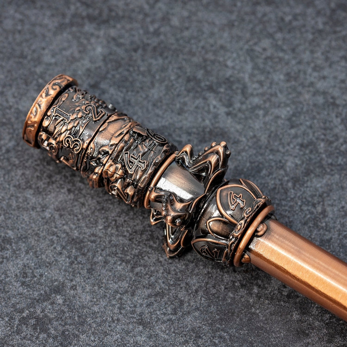 Sage's Staffs of Power Wand of History Metal Rod Dice Spinner - Sage's PortalDice Wheel