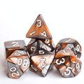 Sage's Stones - Copper/Mica Acrylic Polyhedral Dice Set - Sage's PortalAcrylic Dice Set