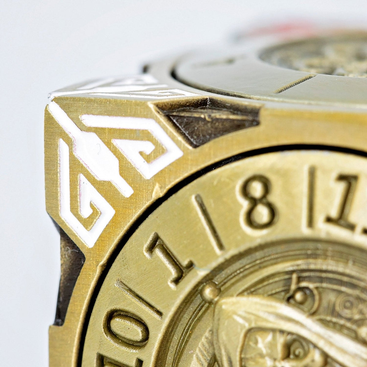 Sage's Tesseracts Antique Gold Menagerie Metal Cube Dice Spinner - Sage's PortalDice Wheel
