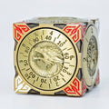 Sage's Tesseracts Antique Gold Menagerie Metal Cube Dice Spinner - Sage's PortalDice Wheel