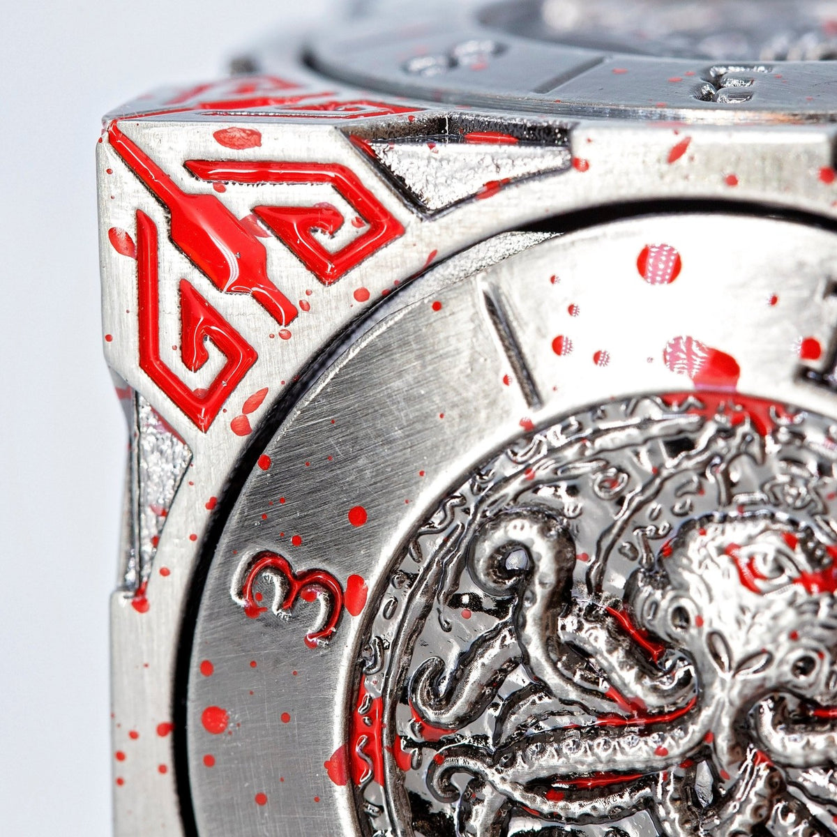 Sage's Tesseracts Bloodstained Menagerie Metal Cube Dice Spinner - Sage's PortalDice Wheel