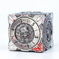 Sage's Tesseracts Bloodstained Menagerie Metal Cube Dice Spinner - Sage's PortalDice Wheel