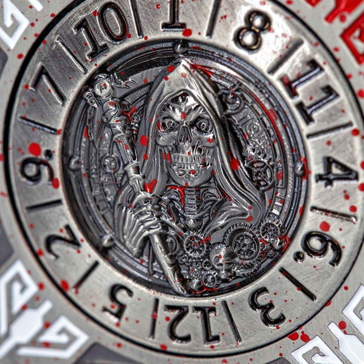 Sage's Tesseracts Bloodstained Menagerie Metal Cube Dice Spinner - Sage's PortalDice Wheel