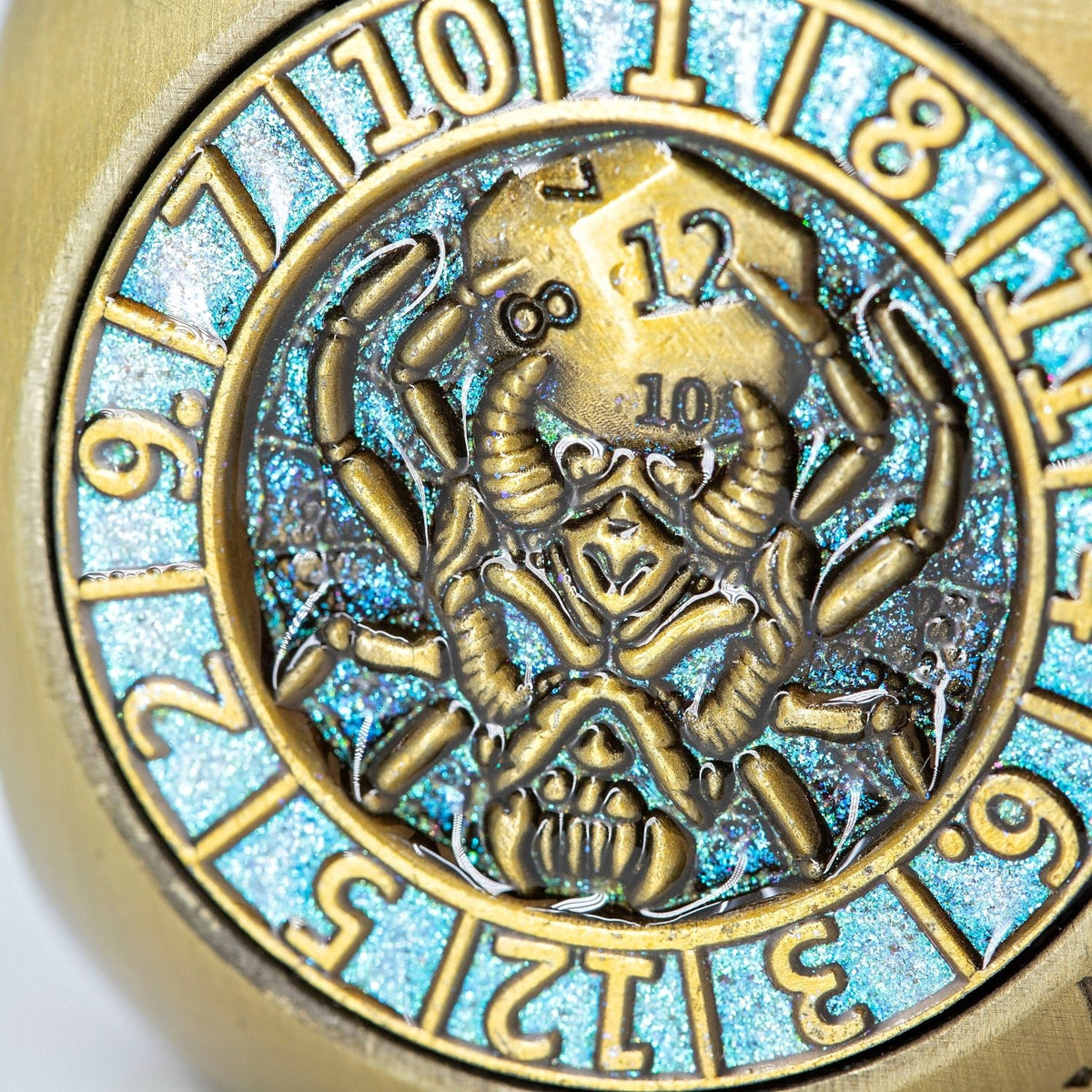 Sage's Tesseracts Master of Fate Metal Cube Dice Spinner - Sage's PortalDice Wheel