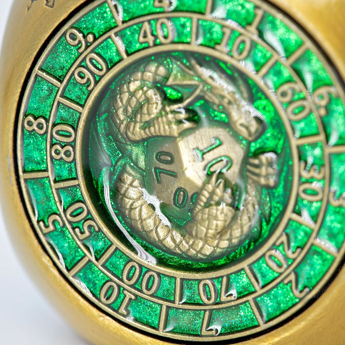 Sage's Tesseracts Master of Life Metal Cube Dice Spinner - Sage's PortalDice Wheel
