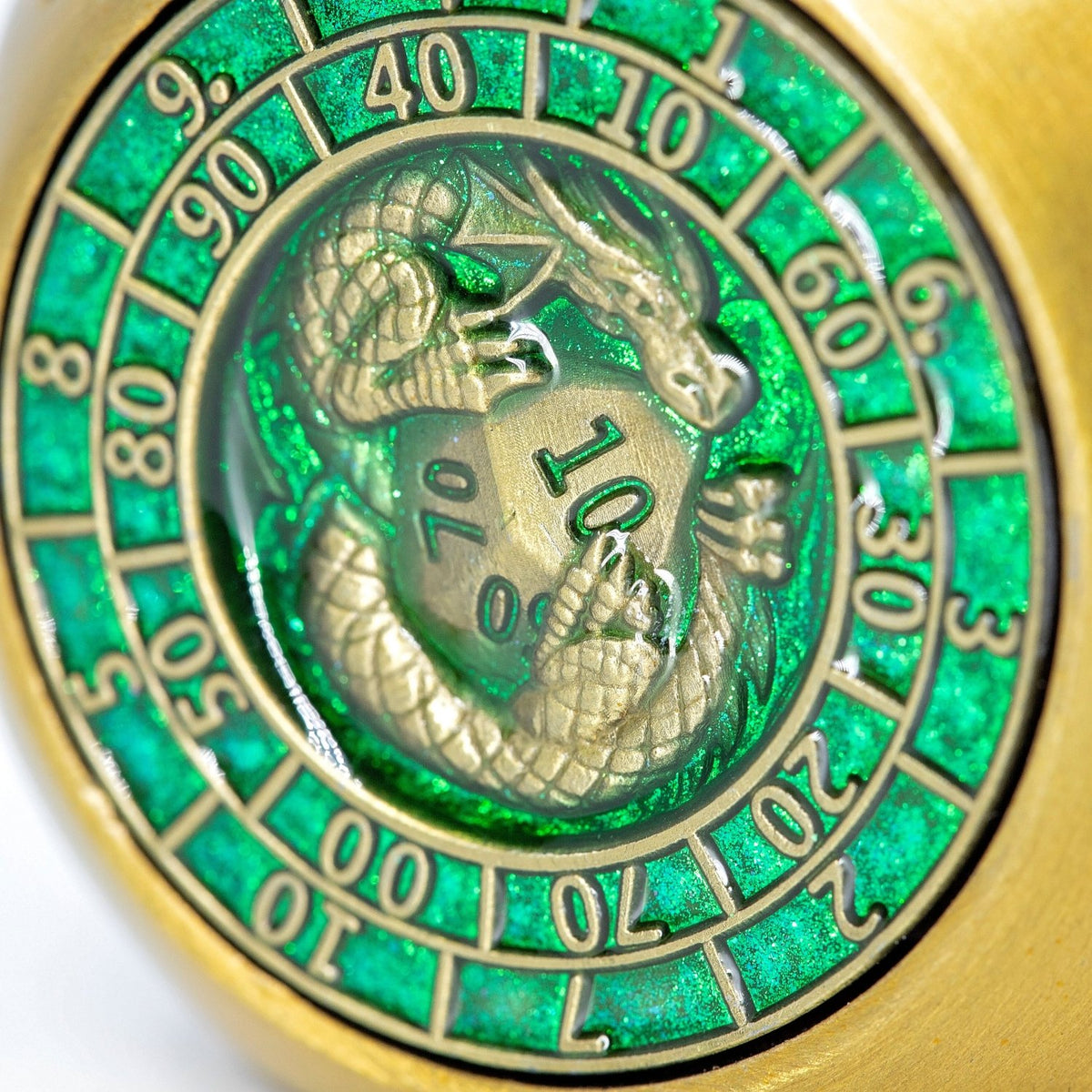 Sage's Tesseracts Master of Life Metal Cube Dice Spinner - Sage's PortalDice Wheel