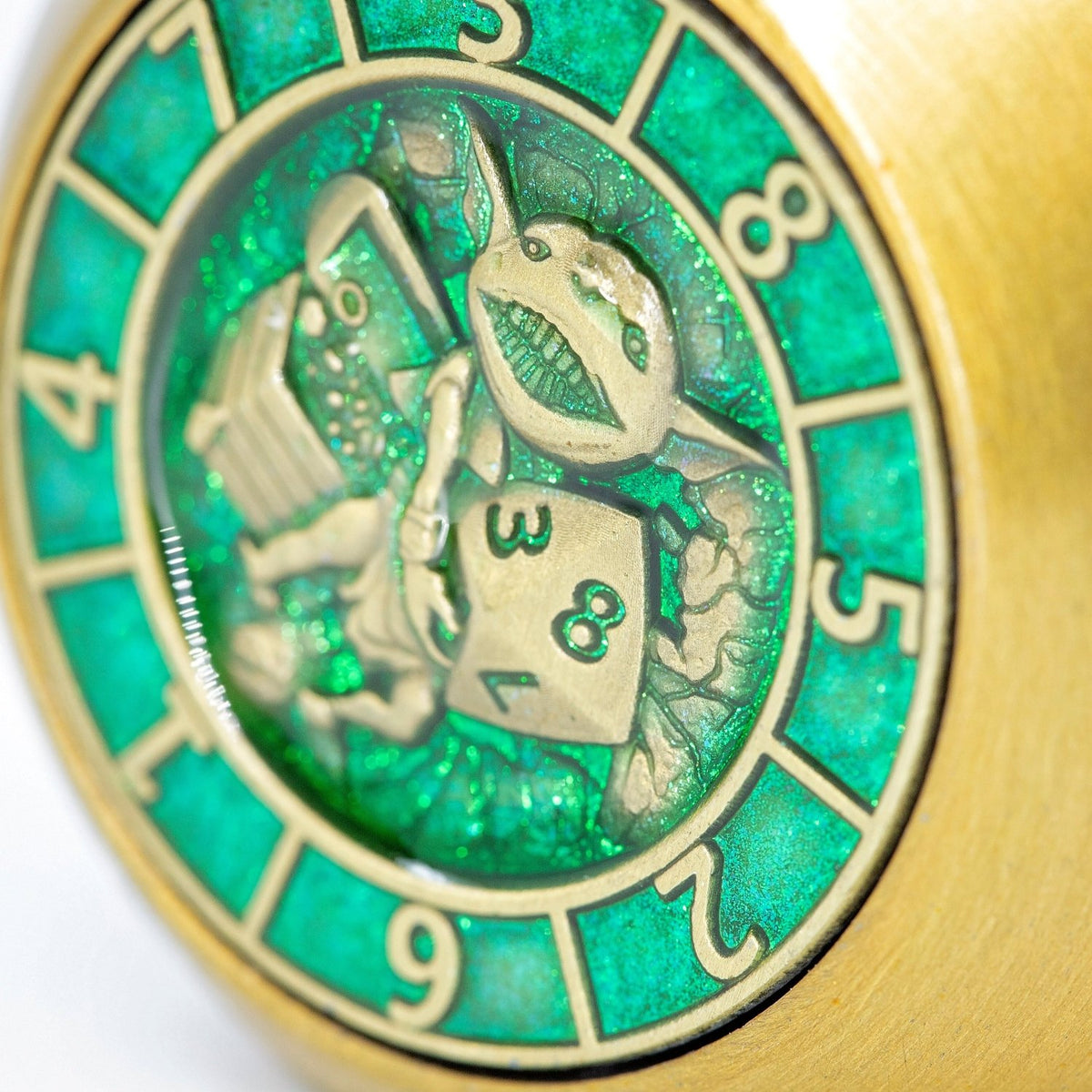 Sage's Tesseracts Master of Life Metal Cube Dice Spinner - Sage's PortalDice Wheel