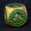 Sage's Tesseracts Master of Life Metal Cube Dice Spinner - Sage's PortalDice Wheel