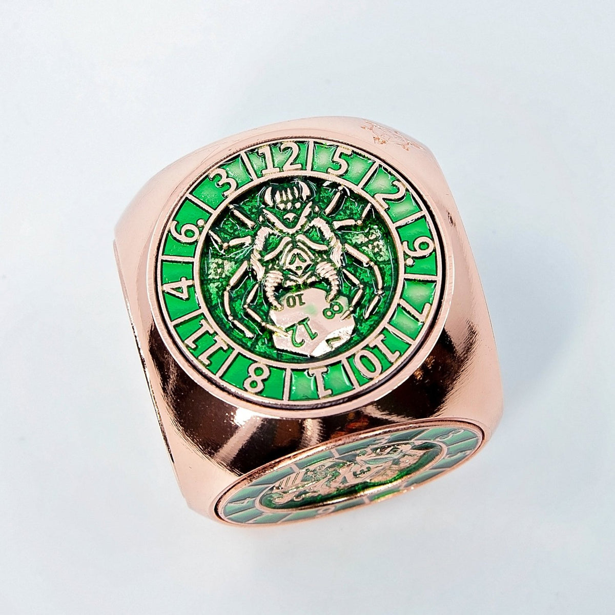 Sage's Tesseracts Master of Nature Metal Cube Dice Spinner - Sage's PortalDice Wheel