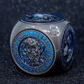Sage's Tesseracts Master of Storms Metal Cube Dice Spinner - Sage's PortalDice Wheel