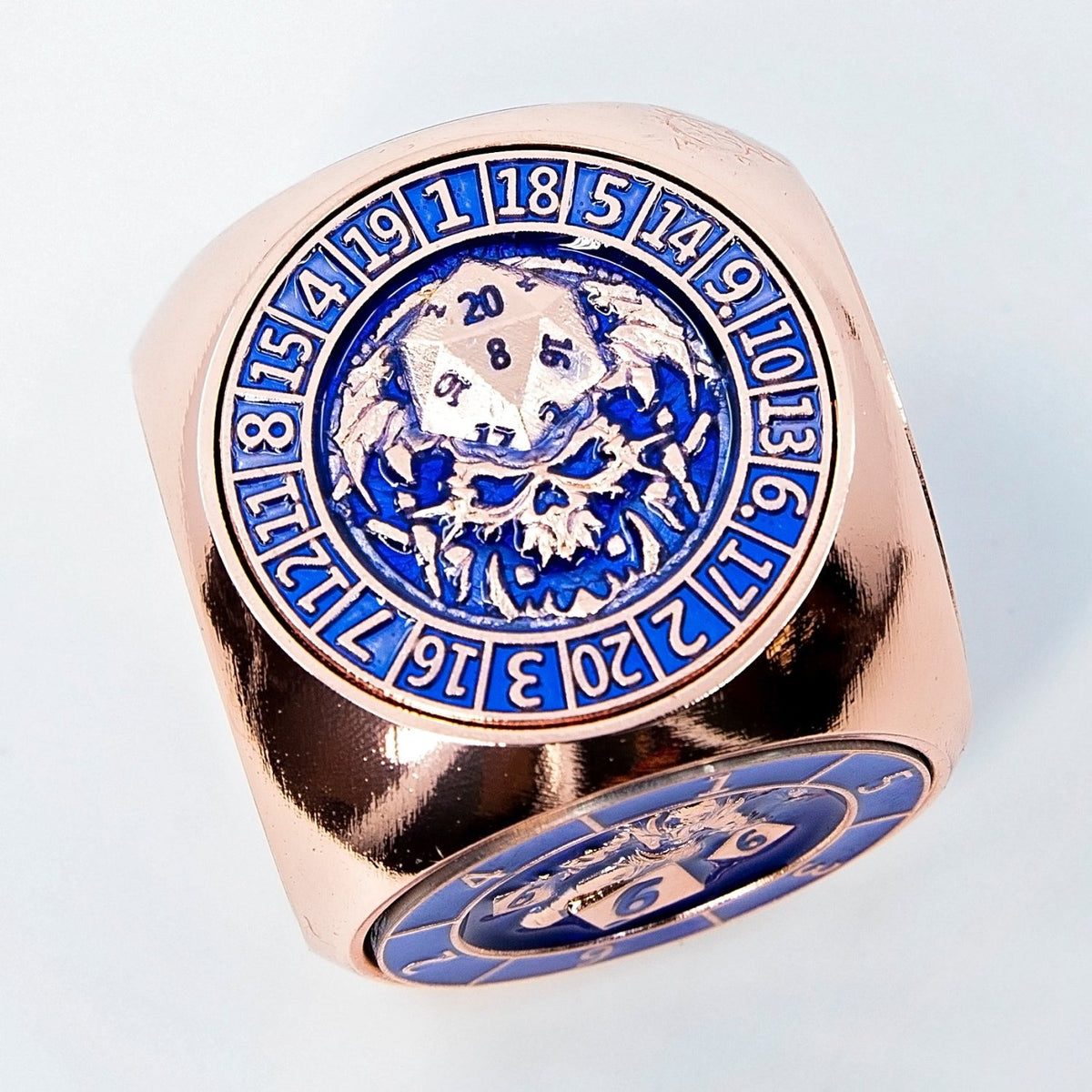 Sage's Tesseracts Master of Tides Metal Cube Dice Spinner - Sage's PortalDice Wheel