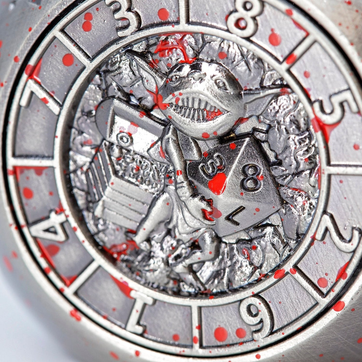 Sage's Tesseracts Master of War Metal Cube Dice Spinner - Sage's PortalDice Wheel