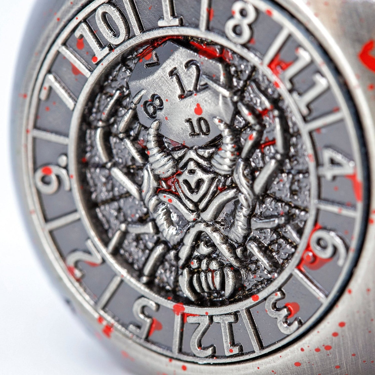 Sage's Tesseracts Master of War Metal Cube Dice Spinner - Sage's PortalDice Wheel