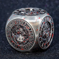 Sage's Tesseracts Master of War Metal Cube Dice Spinner - Sage's PortalDice Wheel