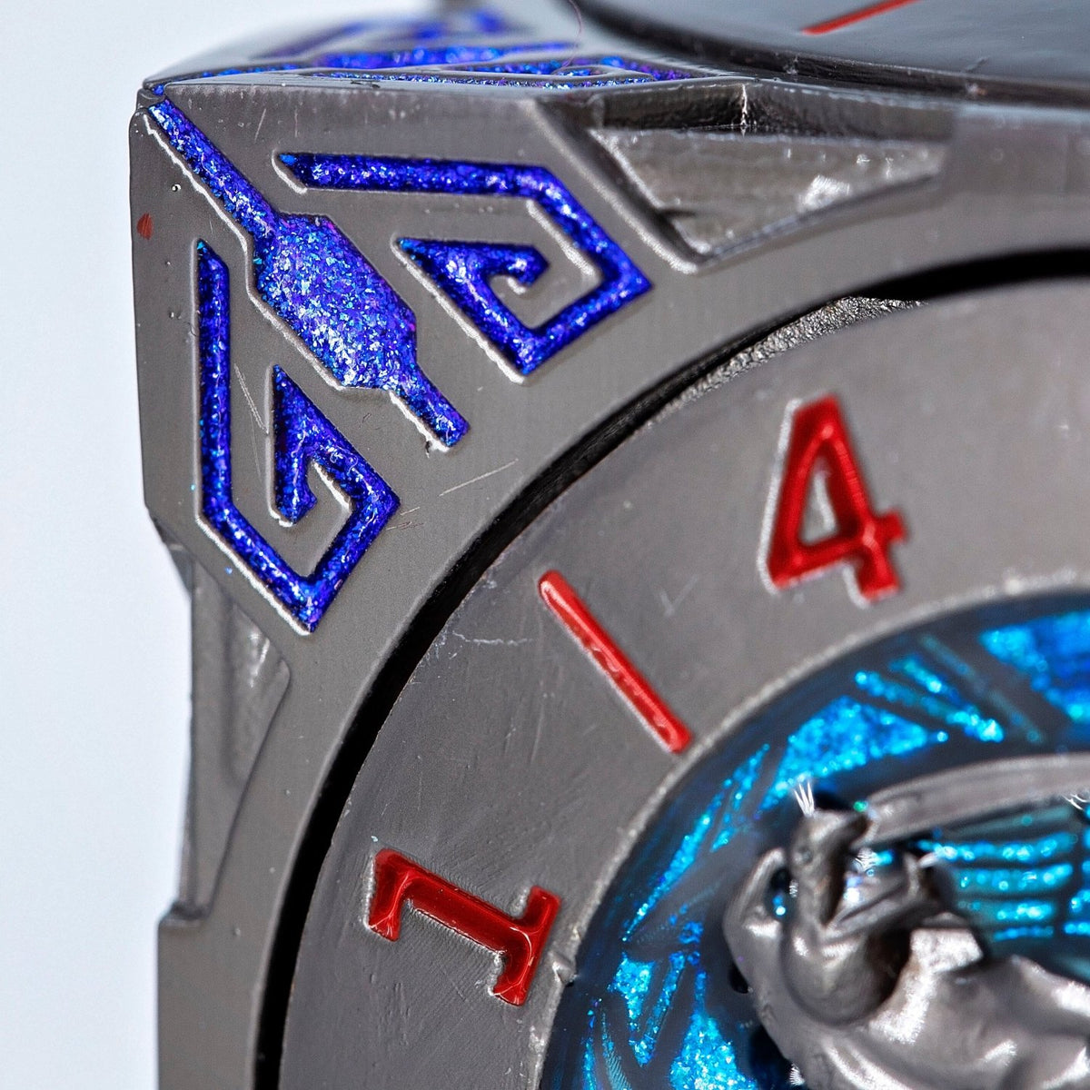 Sage's Tesseracts Thermal Menagerie Metal Cube Dice Spinner - Sage's PortalDice Wheel