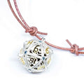 Sage’s Tiny Treasures Winter Sky Draconic Cage Necklace with Miniature Dice Set - Sage's PortalMetal Dice Set