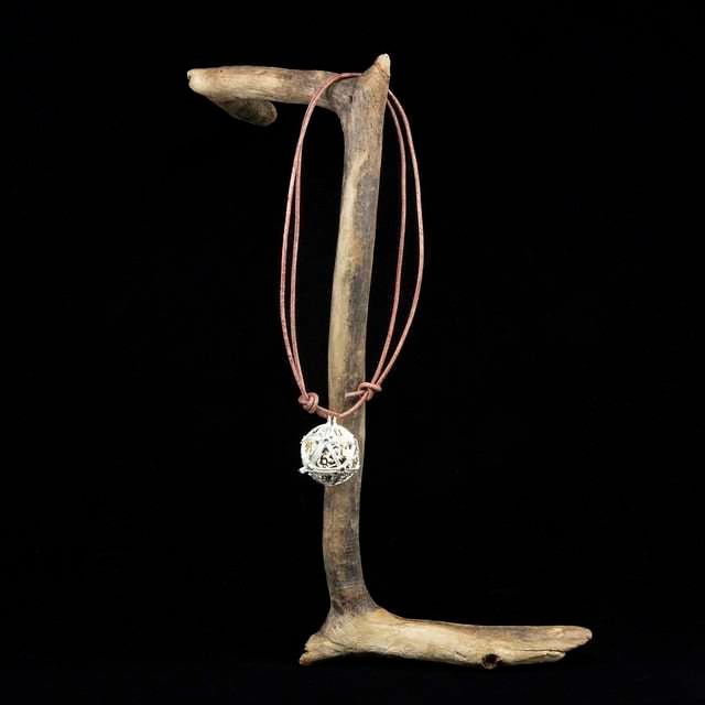 Sage’s Tiny Treasures Winter Sky Draconic Cage Necklace with Miniature Dice Set - Sage's PortalMetal Dice Set