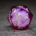Sage's Vesper Souls - 33mm Liquid-Core D20 Sharp Edge Resin Dice - Sage's PortalLiquid Core Dice Set