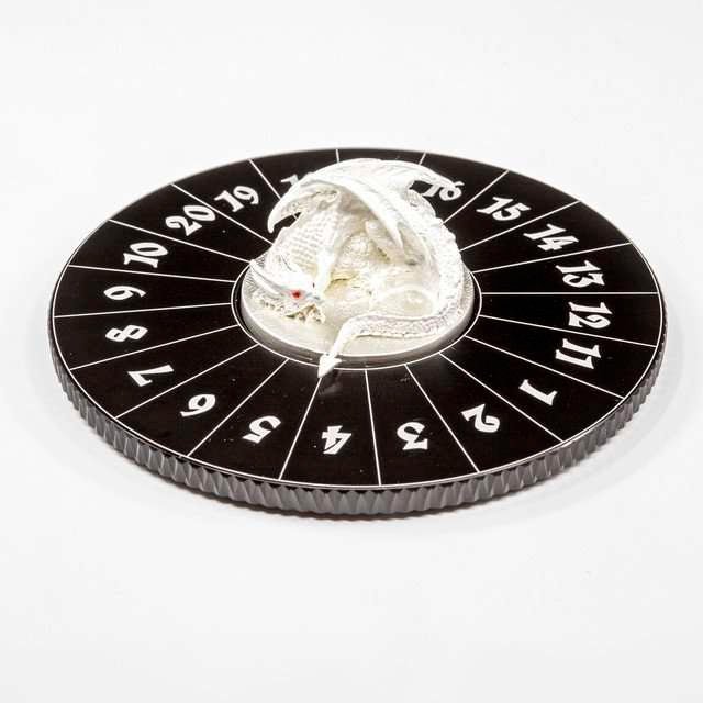 Sage's White Dragon Dice Wheel - Sage's PortalDice Wheel