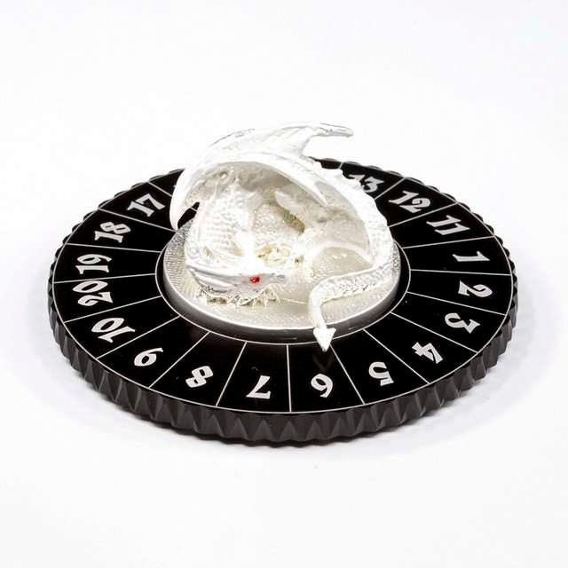 Sage's White Dragon Dice Wheel - Sage's PortalDice Wheel
